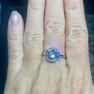 Cubic Zirconia Fashion Ring (Size 8.25)